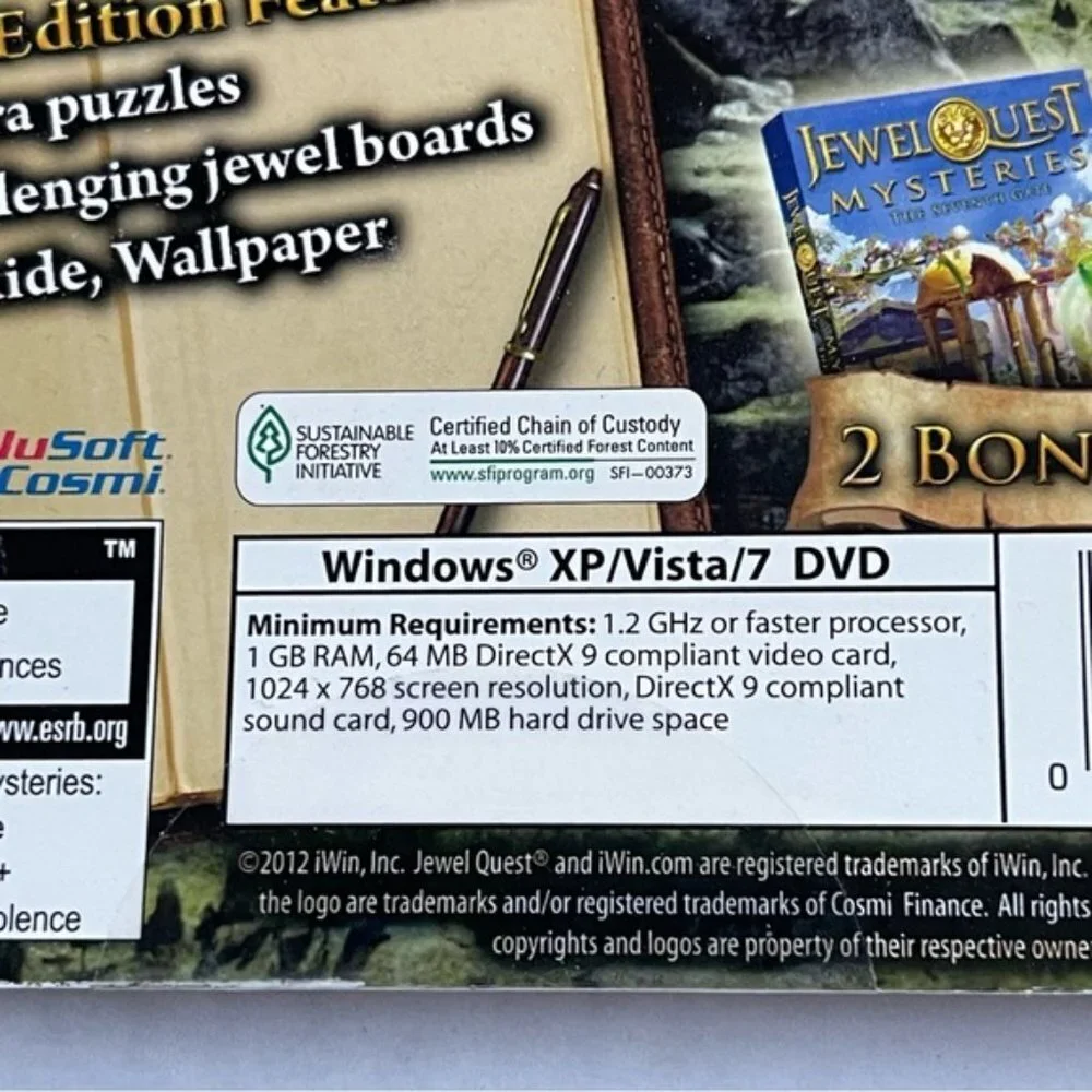 Jewel Quest Mysteries IV The oRacle Of Ur PC DVD ROM Game E ESRB iWin Games
